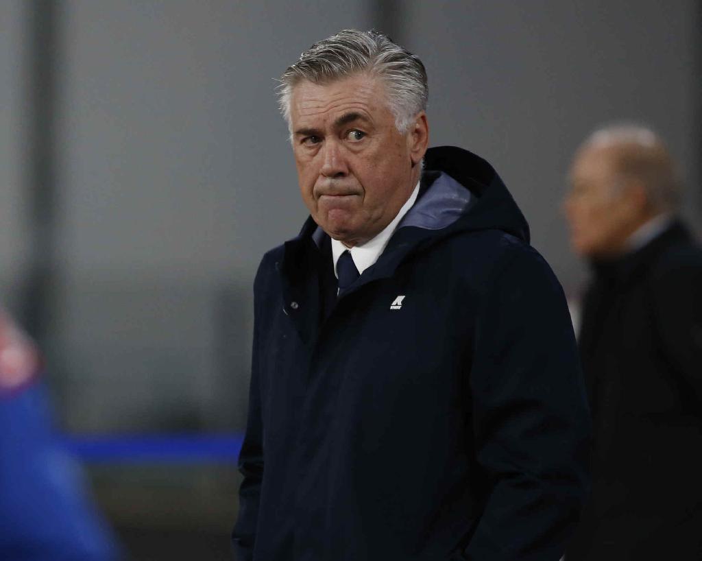 Carlo Ancelotti allo Stadio San Paolo 