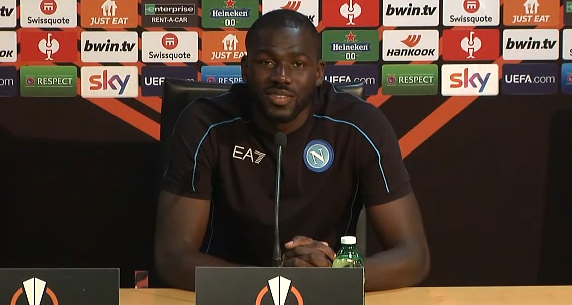 Legia Napoli Koulibaly in conferenza