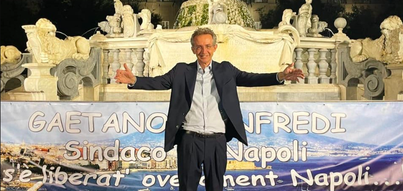 nuovo Sindaco Napoli Manfredi