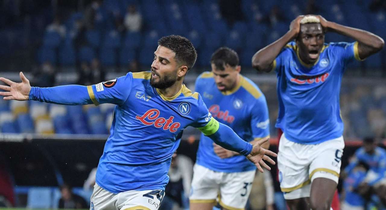 Gol Insigne Napoli Legia, Osimhen